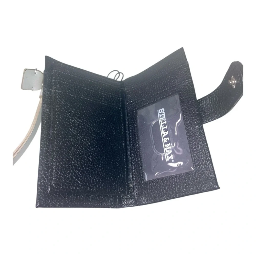 Stella & Max Black leather Wallet